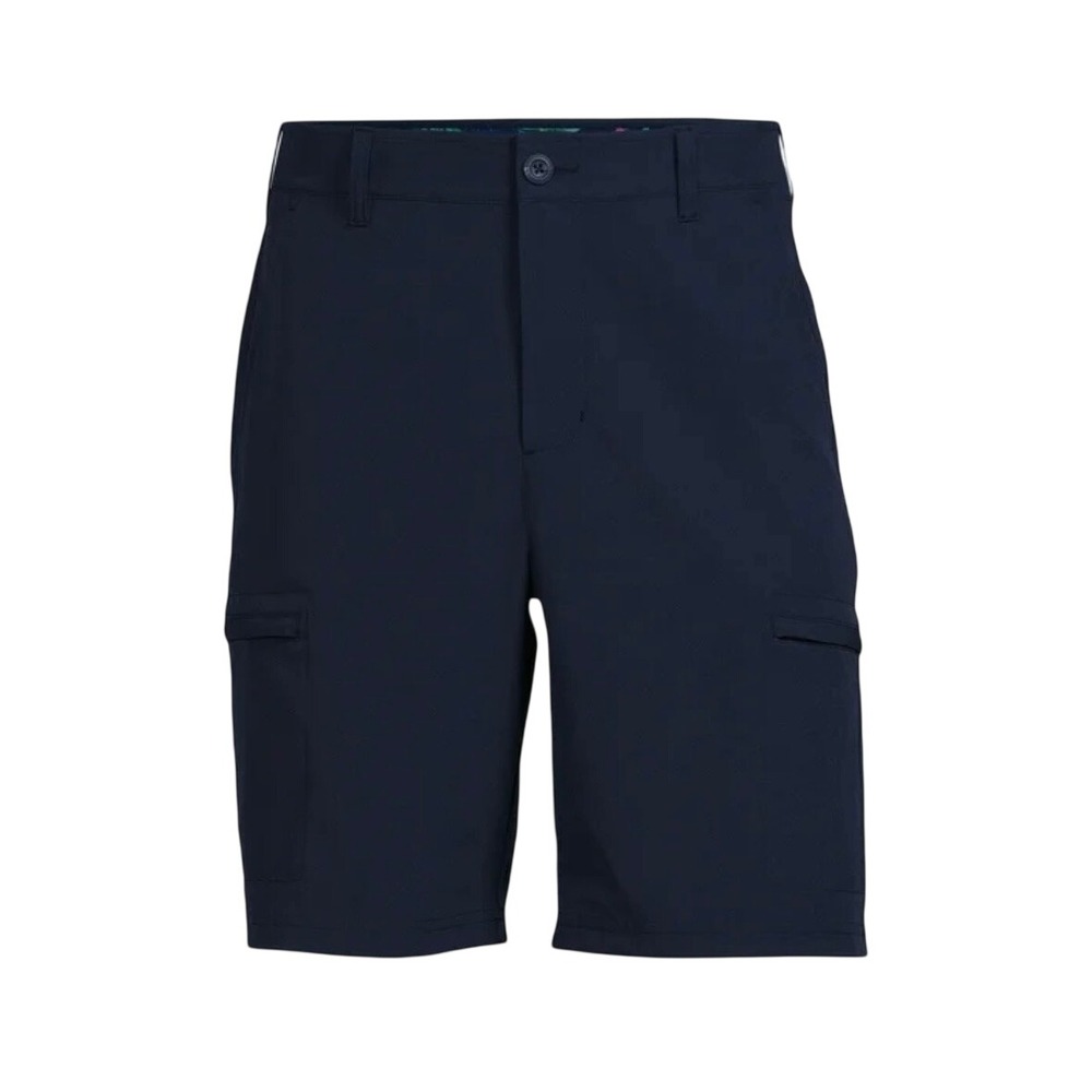 Birdie Bound Golf Performance Shorts Mens 30 Navy Blue 9" Inseam 4-Way Stretch